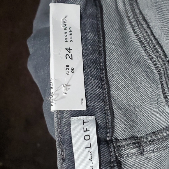 Made and Love LOFT High Waist Gray Jeans - Picture 6 of 8